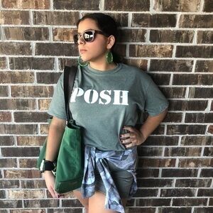 POSH Shirt Short Sleeve T-Shirt Poshboss NWT